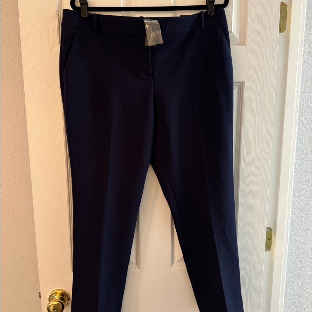 The Limited Blue Ankle Cropped Pants